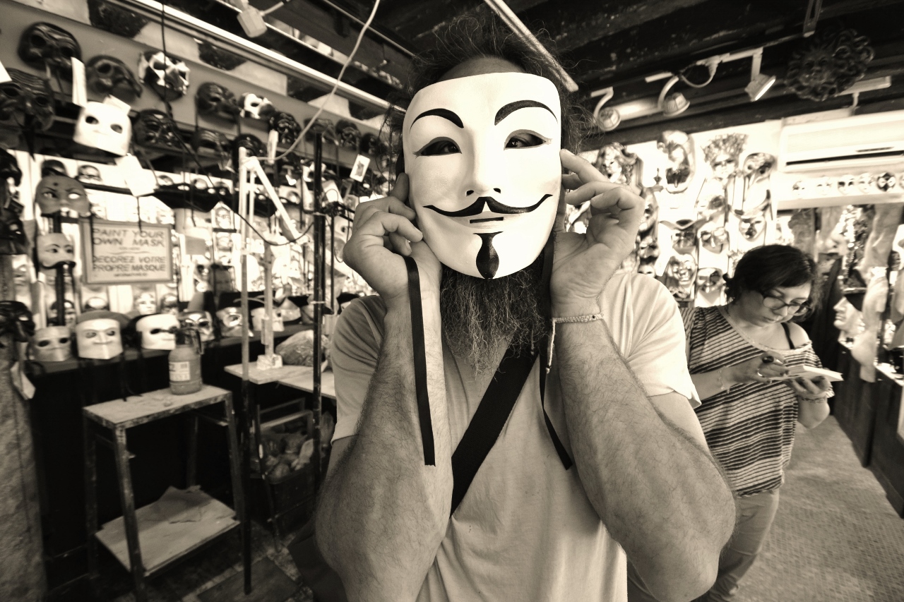 Masque Anonymous à Venise (Italie)